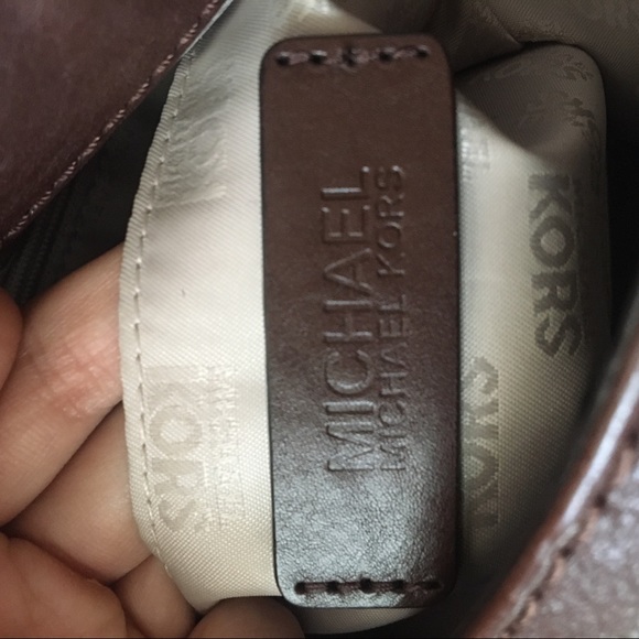 Michael Kors canvas/leather monogram hobo bag - Picture 8 of 9